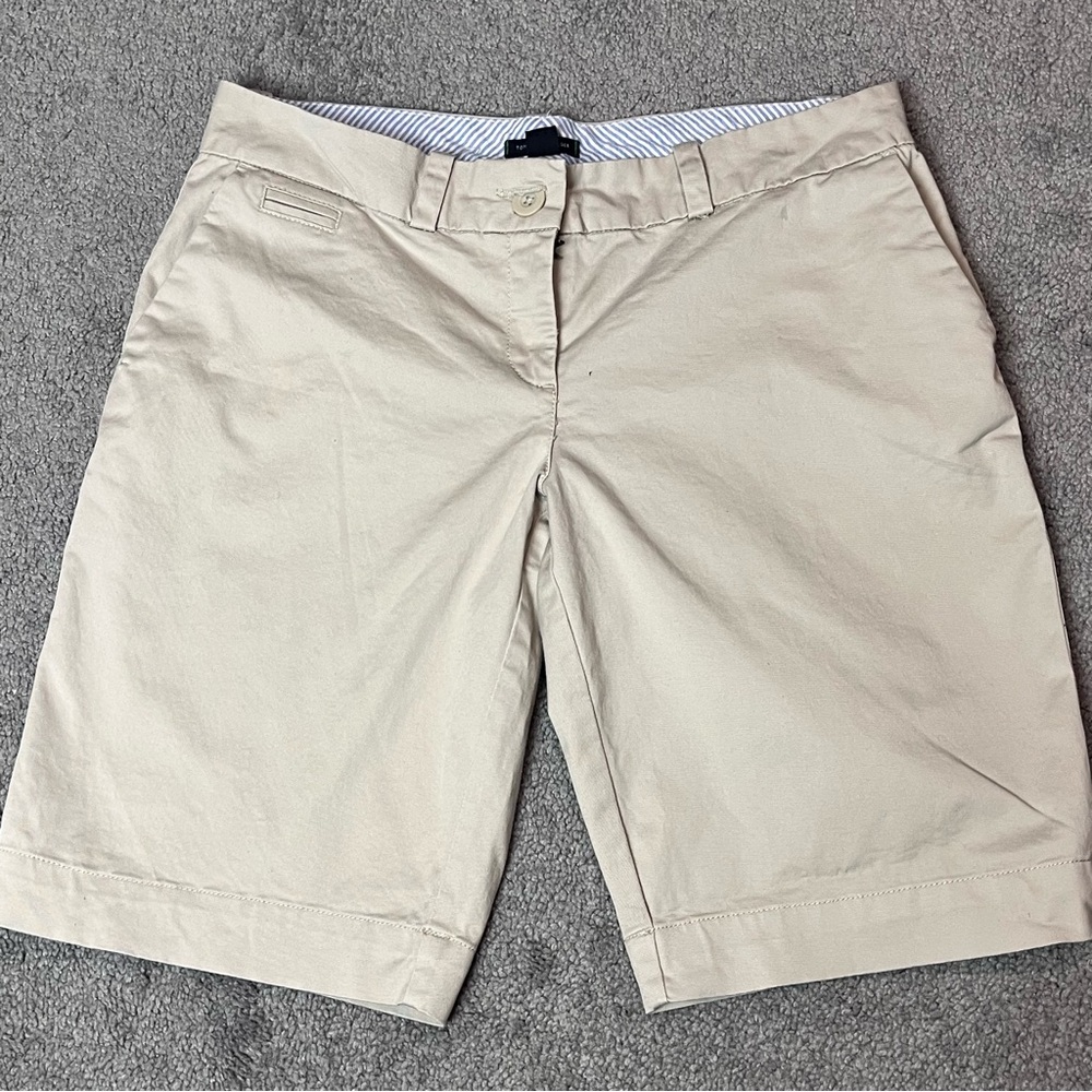 Tommy Hilfiger Cream Khaki Shorts